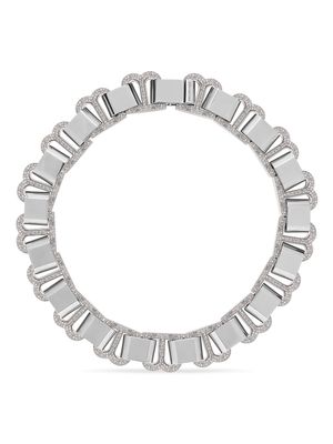 Balenciaga Hourglass necklace choker - Silver