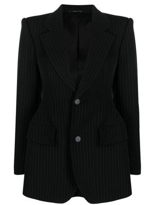 Balenciaga Hourglass pinstripe single-breasted blazer - Black