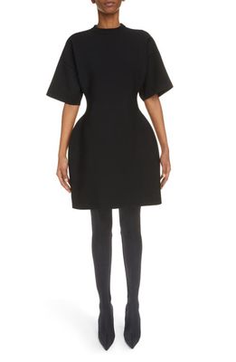 Balenciaga Hourglass Sweater Dress in Black