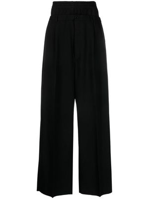 Balenciaga Hybrid Tailoring wool trousers - Black