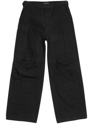 Balenciaga Hybrid wide-leg trousers - Black