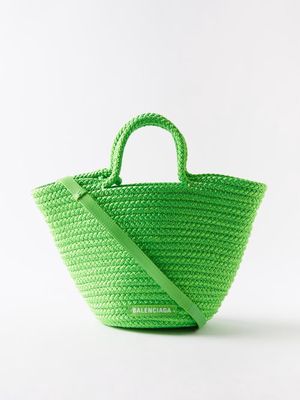 Balenciaga - Ibiza Basket Bag - Womens - Green