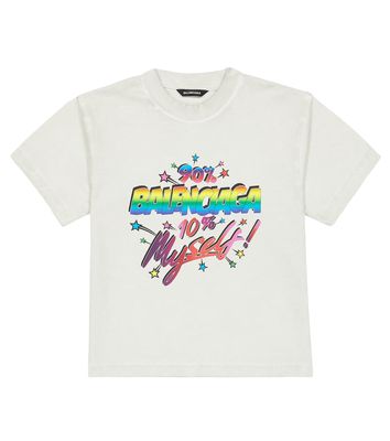 Balenciaga Kids 90/10 printed cotton jersey T-shirt