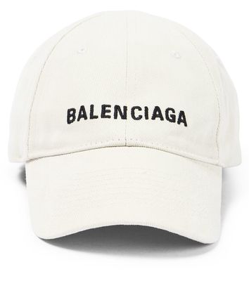 Balenciaga Kids Embroidered cotton cap