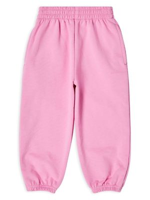 Balenciaga Kids high-waist cotton track pants - Pink