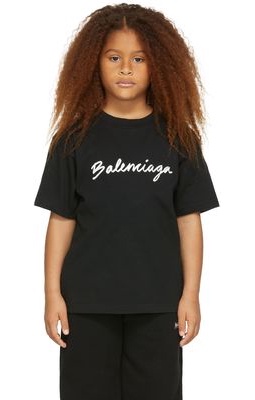 Balenciaga Kids Kids Black Brush T-Shirt