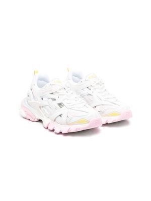 Balenciaga Kids lace-up chunky sneakers - White