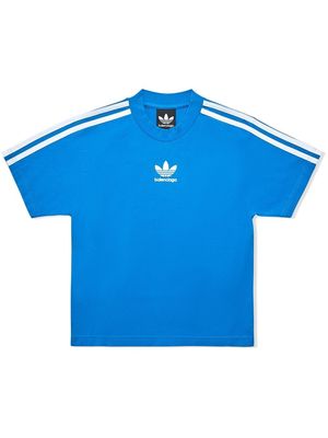 Balenciaga Kids x adidas short-sleeve T-shirt - Blue