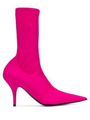 Balenciaga Knife Booties - Pink