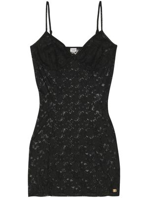 Balenciaga lace mini dress - Black