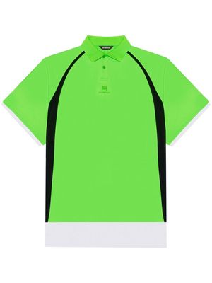 Balenciaga layered short-sleeve polo shirt - Green