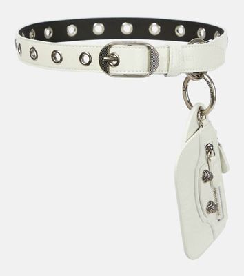 Balenciaga Le Cagole Charms leather belt