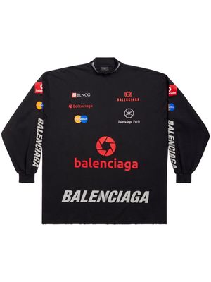 Balenciaga League logo-print sweatshirt - Black