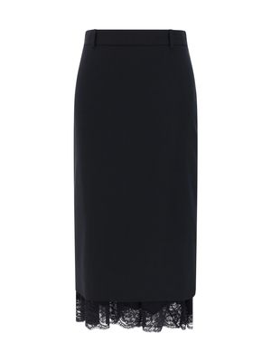 Balenciaga Lingerie Midi Skirt