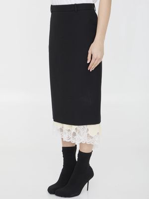 Balenciaga Lingerie Tailored Skirt