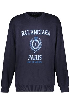 Balenciaga Logo Crew-neck Sweater