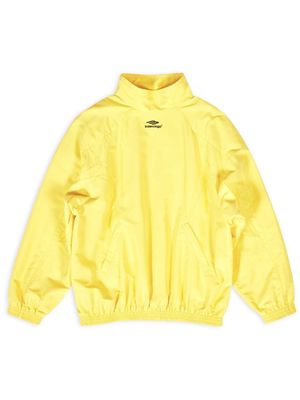 Balenciaga logo oversized sweatshirt - Yellow