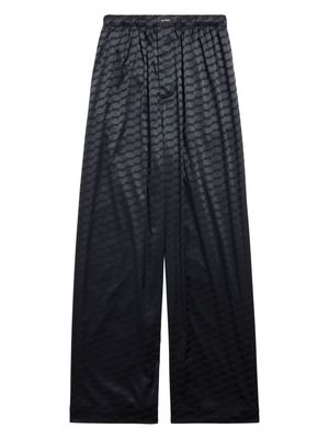 Balenciaga logo-print pyjama bottoms - Black