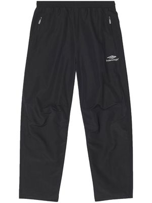 Balenciaga logo-print track pants - Black
