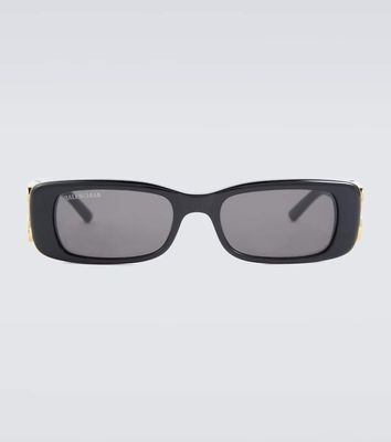 Balenciaga Logo rectangular sunglasses