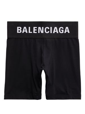 Balenciaga logo waistband boxers - 1000 -Black