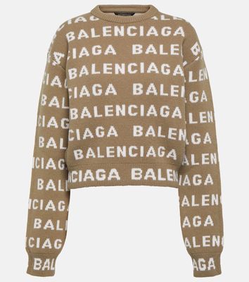 Balenciaga Logo wool sweater
