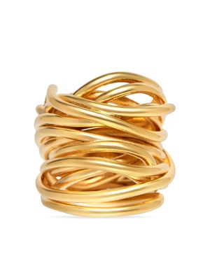 Balenciaga matte chunky ring - Gold