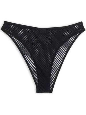 Balenciaga mesh high-leg briefs - Black