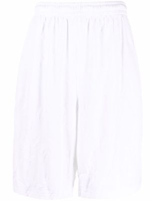 Balenciaga mesh knee-length shorts - White