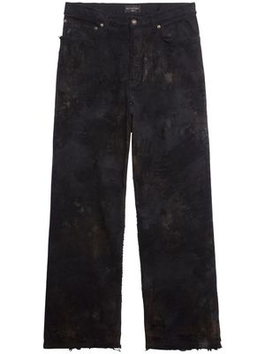 Balenciaga mid-rise straight jeans - Black