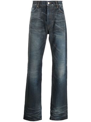 Balenciaga mid-rise straight-leg jeans - Blue
