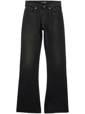Balenciaga mid-rise wide-leg jeans - Grey