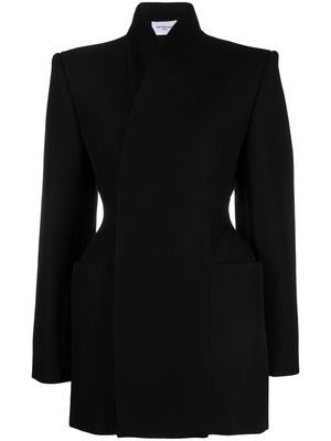 Balenciaga minimal hourglass fitted jacket - Black