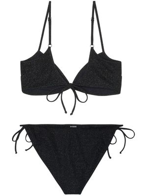 Balenciaga Minimal tie-fastened bikini - Black
