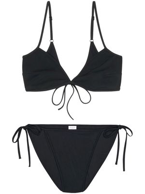 Balenciaga Minimal tie-fastening bikini set - Black