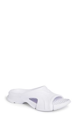 Balenciaga Molded Slide Sandal in White