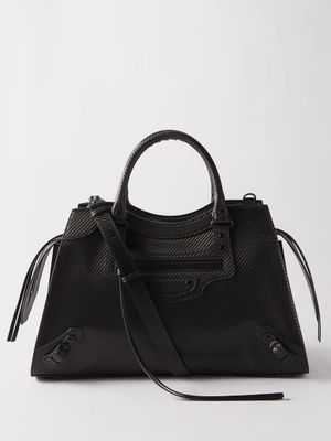 Balenciaga - Neo Classic Carbon-fibre City Bag - Mens - Black