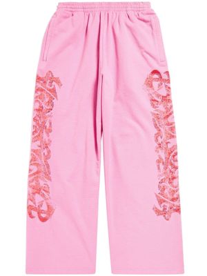Balenciaga Offshore wide-leg track pants - Pink