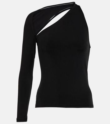 Balenciaga One-shoulder jersey top