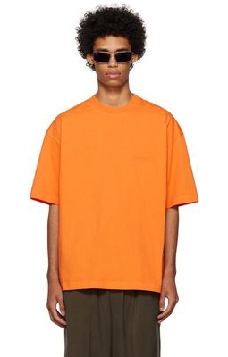 Balenciaga Orange Logo T-Shirt