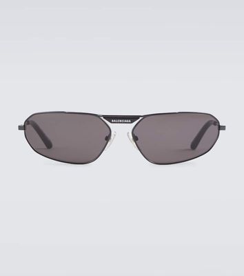 Balenciaga Oval metal sunglasses