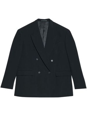 Balenciaga oversize double-breasted blazer - Black