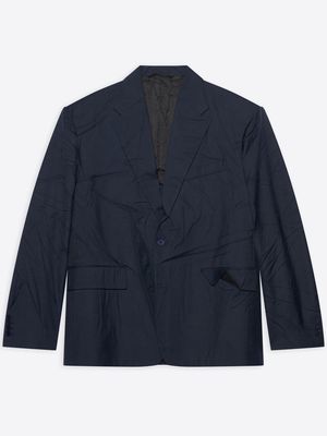 Balenciaga oversize single-breasted blazer - Blue
