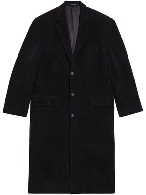 Balenciaga Oversized cashmere-blend coat - Black