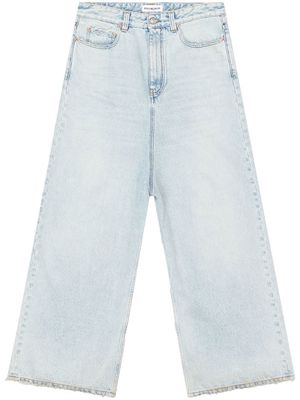 Balenciaga oversized high-waisted wide-leg jeans - Blue