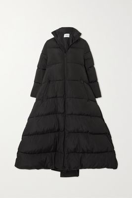 Balenciaga - Oversized Quilted Padded Shell Coat - Black