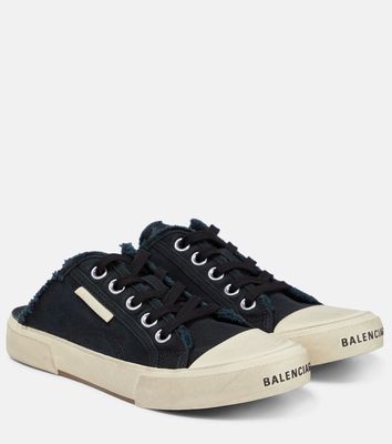 Balenciaga Paris distressed open-back sneakers