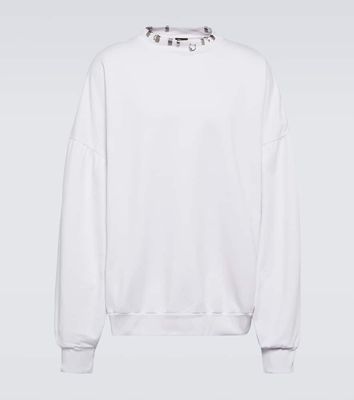 Balenciaga Pierced Round fleece sweatshirt