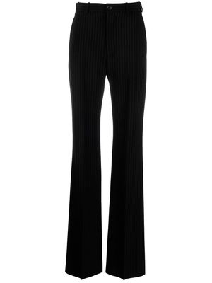 Balenciaga pinstripe straight-leg trousers - Black