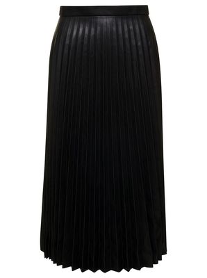 Balenciaga Pleated Leather Dress